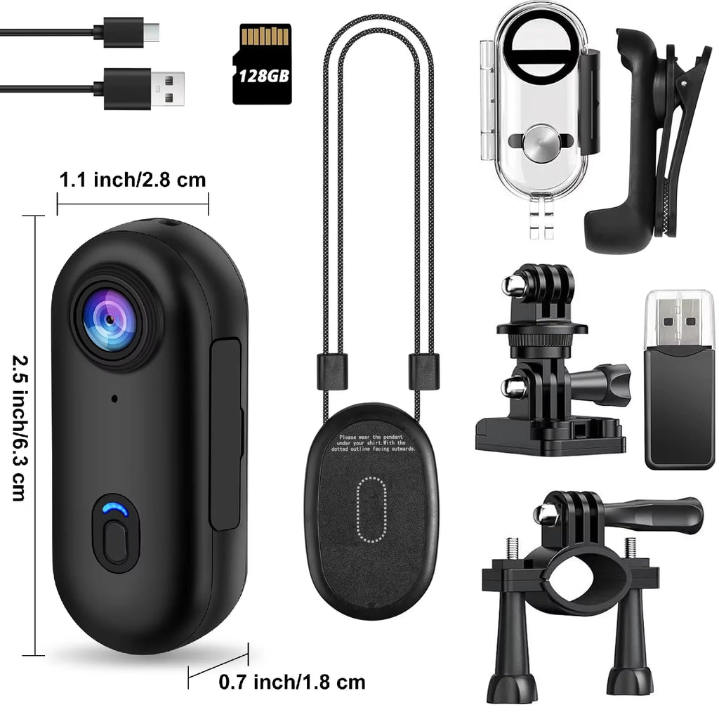 4K Bodycam Action Bike Camera Integrated Helmet Handlebar Motorcycle Road Sport Cam Battery Body Mini Full Hd Sports Action Wifi